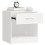 VidaXL vidaXL 2x Bedside Cabinets with Drawer White Nightstand Chest Bedroom Table 5