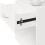 VidaXL vidaXL 2x Bedside Cabinets with Drawer White Nightstand Chest Bedroom Table 11