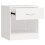 VidaXL vidaXL 2x Bedside Cabinets with Drawer White Nightstand Chest Bedroom Table 7