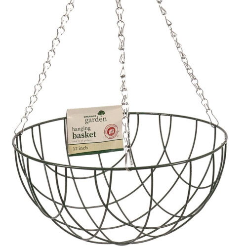 Kingfisher Wire Hanging Basket - 12"