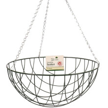 Panier suspendu en fil métallique - 16 pouces