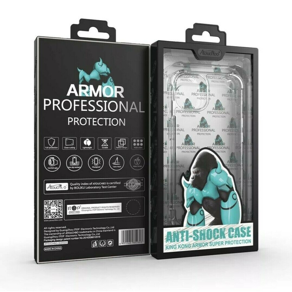 Compatible With Samsung S23 Plus Anti Burst Case Shockproof Armour Soft Clear 9145584616948