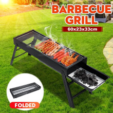 Garden Steel Stove Iron Folding Portable BBQ Grill