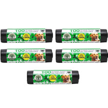 500 x Dog Poo Bags Extra Large With Tie Handles Doggy 30cm x 36cm