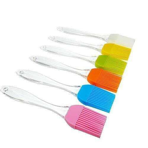 4x Multi Colours Anti-Dust Non-Stick Silicone BBQ Brush 1