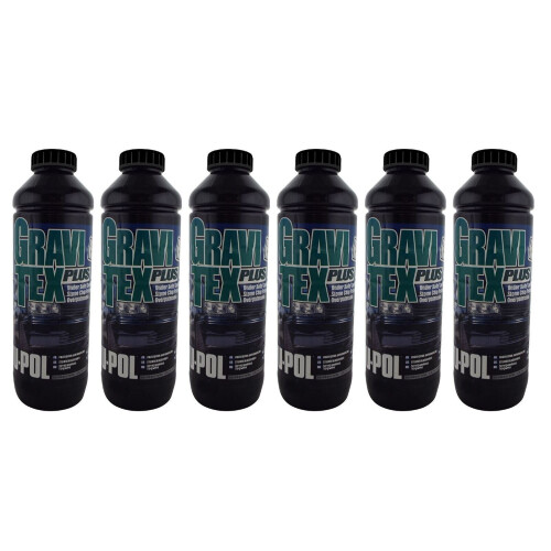 GRAVITEX - 1L Bottle Black - Pack of 6 1