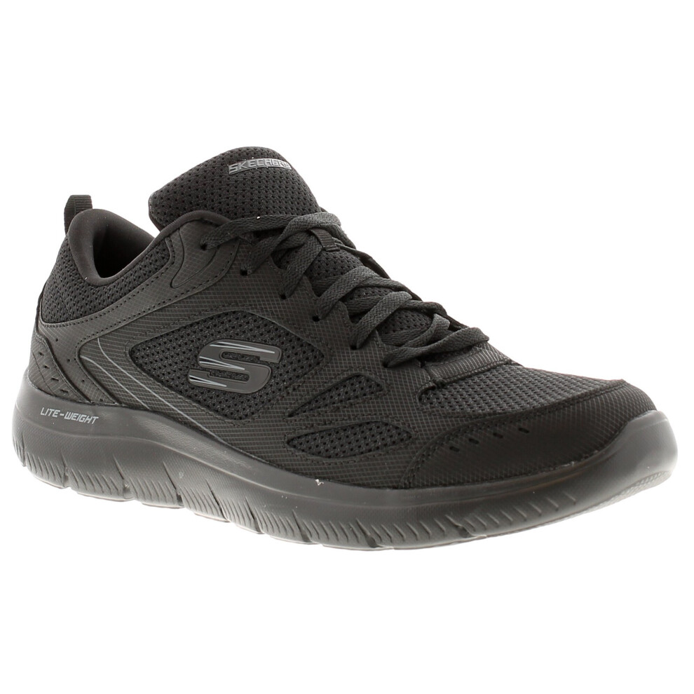 (Black, 12 (Adults')) Skechers Summits South R Men's Trainers UK Size