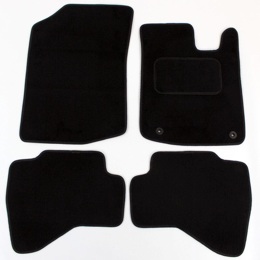 Citroen C1 2005-2014 Tailored Carpet Car Mats 4pc Set 2 Clips Easimat