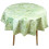 (Green Pine) Round Tablecloth.(140cm) Wipeable PVC Table Cloth. 4