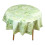 (Green Pine) Round Tablecloth.(140cm) Wipeable PVC Table Cloth. 5