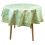 (Green Pine) Round Tablecloth.(140cm) Wipeable PVC Table Cloth. 2