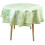 (Green Pine) Round Tablecloth.(140cm) Wipeable PVC Table Cloth. 3