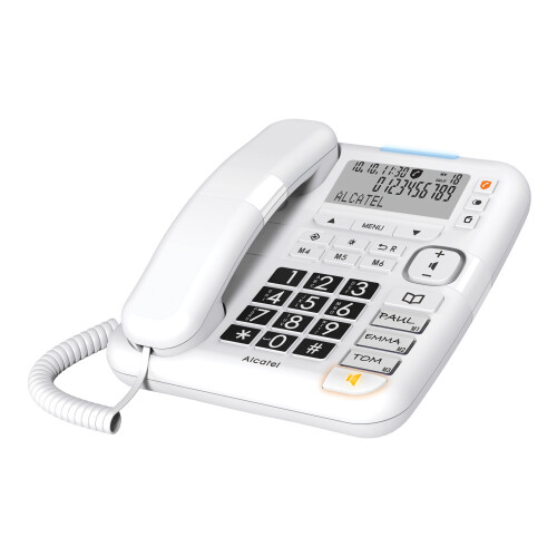 Alcatel Alcatel TMax70, big button easy-to-use corded telephone, White 1