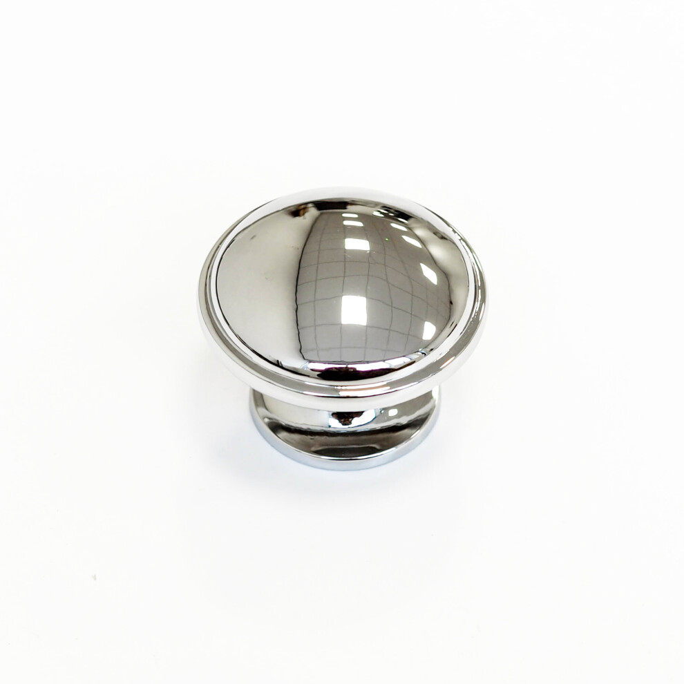 Handle & Home (35Mm Knob) Polished Chrome Cup Handle 64Mm And Round Knob