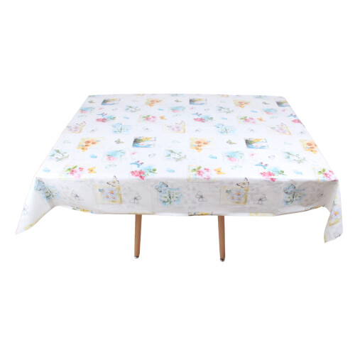 (Butterfly) Rectangular Tablecloth. 140x180cm PVC Table Cloth. 2