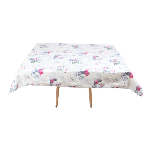 (Jardin) Rectangular Tablecloth. 140x180cm PVC Table Cloth. 1