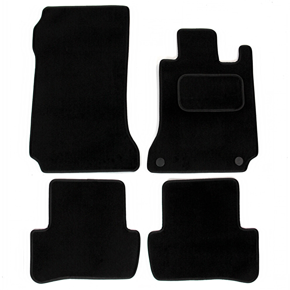 Mercedes C Class W204 Auto 2007-2013 Carpet Car Mats 4pcs Set Easimat