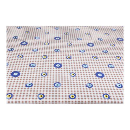 (Evil Eye) Rectangular Tablecloth. 140x180cm PVC Table Cloth.