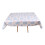 (Blue Rose) Rectangular Tablecloth. 140x180cm PVC Table Cloth. 3