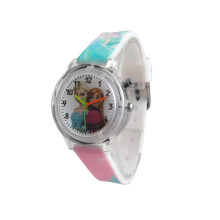 Cute Light Pink Princess Queen Watch FLASHING LIGHTS Numbers Child Time
