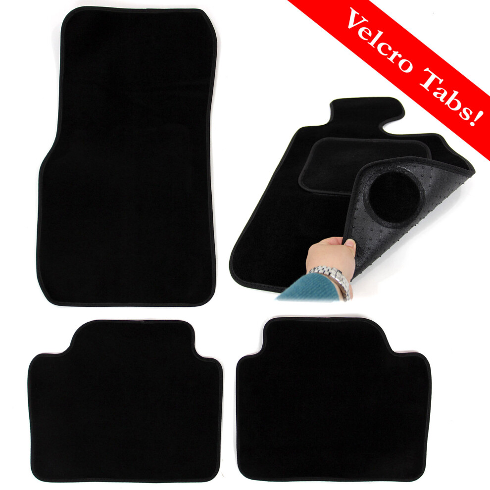 BMW 3 Series F30/F31 2012 Carpet Car Mats 4pcs Velcro Tabs Easimat