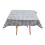 (Black Checked) Square Tablecloth.140x140cm PVC Fiber Table Cloth. 3