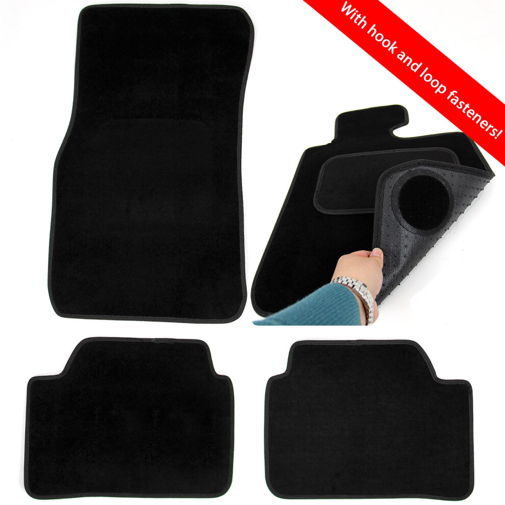 BMW 1 Series F20/F21 2011 Carpet Car Mats 4pcs Set Velcro Tabs Easimat