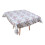 (Blue Hitit) Square Tablecloth.140x140cm PVC Fiber Table Cloth. 5