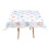(Butterfly) Square Tablecloth.140x140cm PVC Fiber Table Cloth. 3