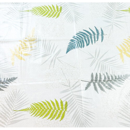 (Leaf) Square Tablecloth.140x140cm PVC Fiber Table Cloth.