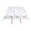 (Butterfly) Square Tablecloth.140x140cm PVC Fiber Table Cloth. 4