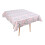 (Red Hitit) Square Tablecloth.140x140cm PVC Fiber Table Cloth. 4