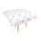 (Butterfly) Square Tablecloth.140x140cm PVC Fiber Table Cloth. 5