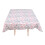 (Red Hitit) Square Tablecloth.140x140cm PVC Fiber Table Cloth. 6