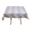 (Blue Hitit) Square Tablecloth.140x140cm PVC Fiber Table Cloth. 4