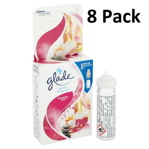 Glade 8 x Glade Sense and Spray Relaxing Zen 18ml
