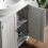 Bathroom Cabinet Floor Standing Storage Cupboard Basin Unit, White 2