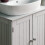 Bathroom Cabinet Floor Standing Storage Cupboard Basin Unit, White 5
