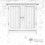 Bathroom Cabinet Floor Standing Storage Cupboard Basin Unit, White 7
