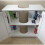 Bathroom Cabinet Floor Standing Storage Cupboard Basin Unit, White 13