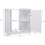 Bathroom Cabinet Floor Standing Storage Cupboard Basin Unit, White 3