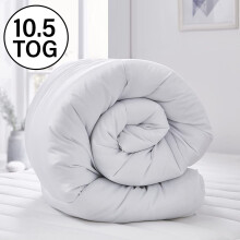 (Single: 135 x 200 cm., 10.5 TOG) Quilted Warm Thick Duvet &amp; Quilt Tog Hotel Quality Duvet Tog Anti Allergy Winter Duvet Tog