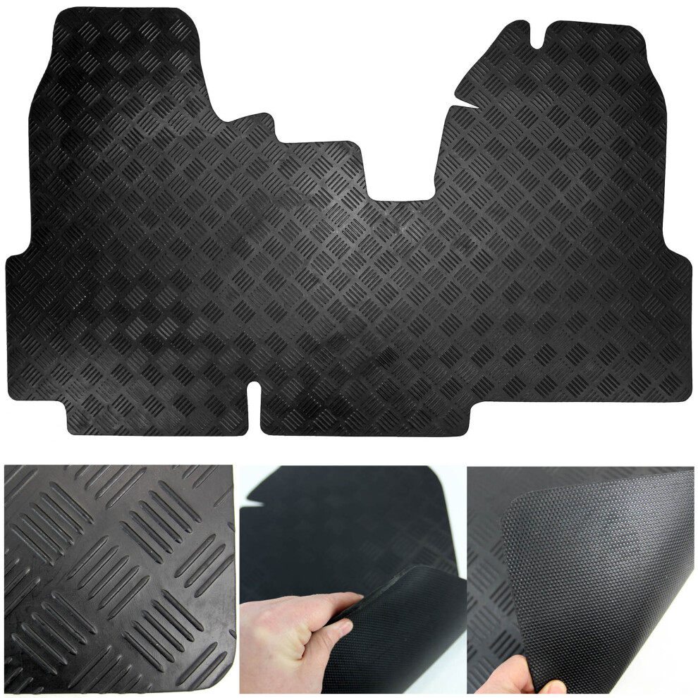 Ford Transit Van Mk7 2006-2013 Rubber Car Mat 1pc Floor Set Easimat