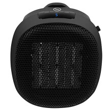 Russell Hobbs RHPH7001 700W Compact Portable Black Ceramic Plug in Fan Heater in Black with 2 Heat Settings & Overheat Protection, 10m2 Room Size, 2