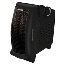 Russell Hobbs 2000W Electric Heater RHFH1005B - Portable PTC Ceramic Fan Heater, 2 Heat Settings, Horizontal/Vertical, Overheat Safety