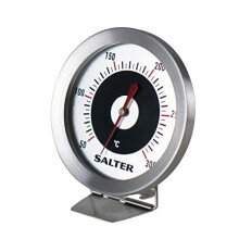 Salter 513 SSCR Oven Thermometer, Maintain Optimum Temperature, Cooking/Baking, Adjustable Viewing Angle, Bold Display, Hang, Sits/Stands on Oven