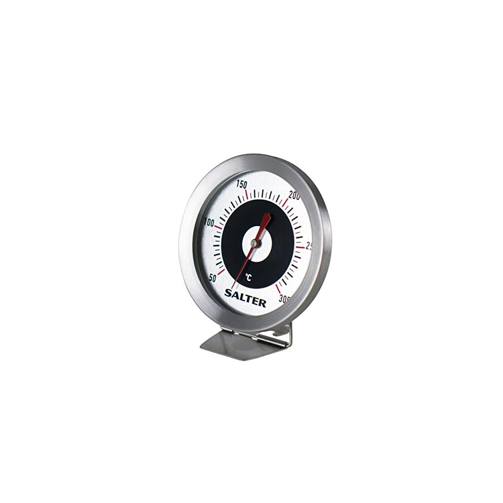 Salter Oven Thermometer Analogue Kitchen Temperature Gauge Stainless Steel BBQ - Image 2