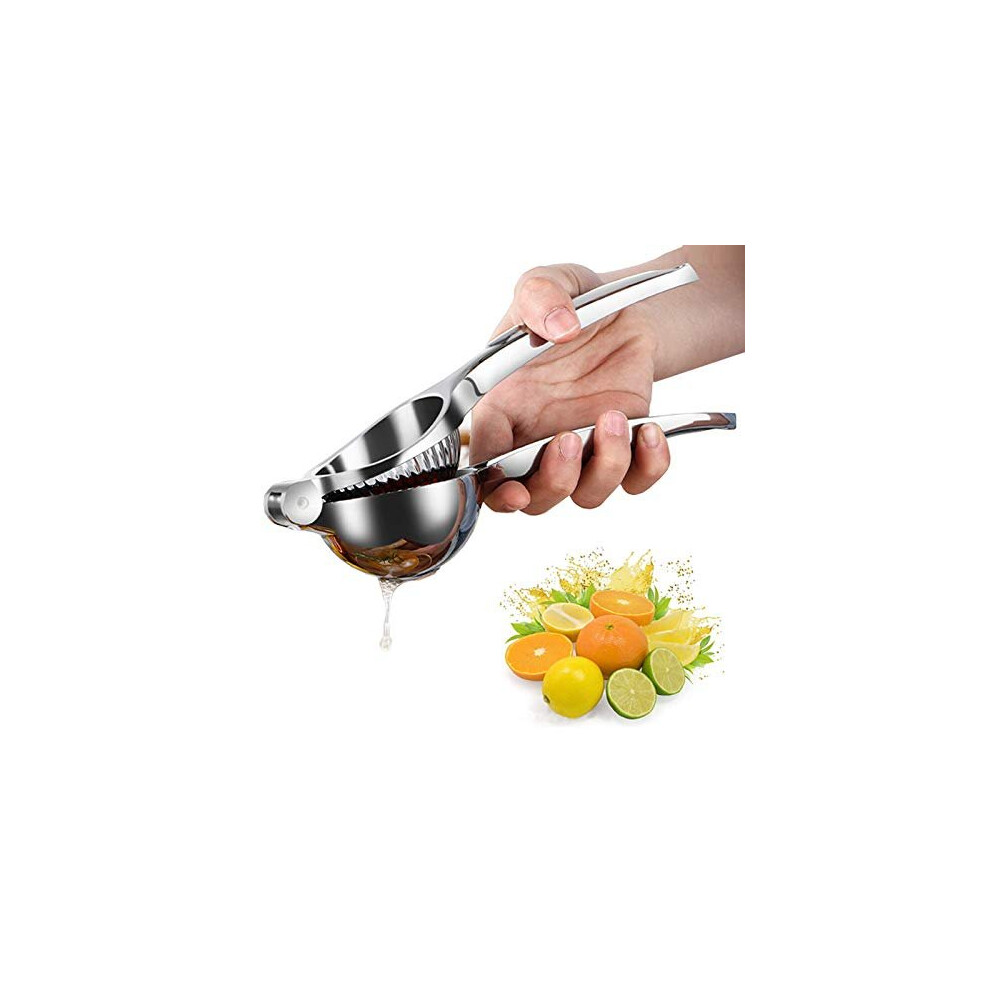 HERUIO Lemon Squeezer Manual - Heavy Duty - Manual Citrus Juicers, Press Hand Lime Citrus Fruit Juicer, Safe Quick and Effective Juicing, Super Easy