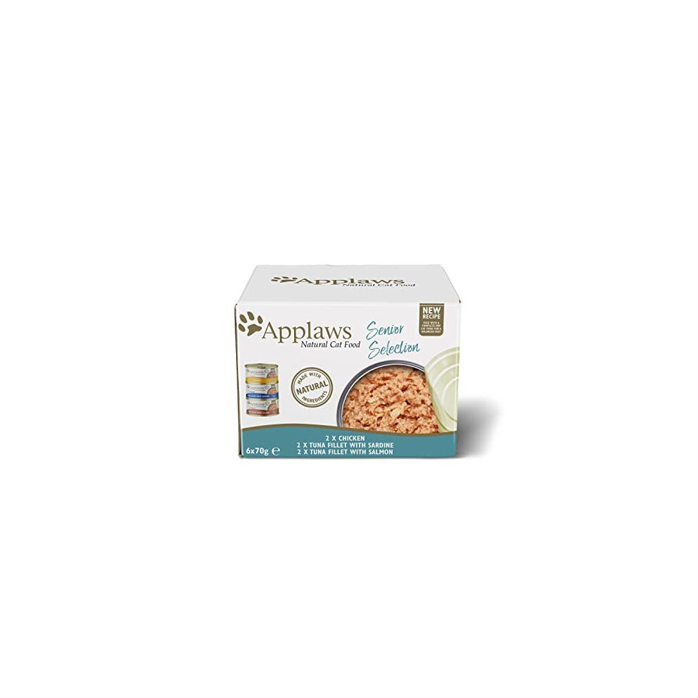 Applaws Senior Cat Cans 70G - Mixed Pack: 3 Varieties (24 X 70G) - Image 7