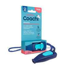 Coachi Whizzclick, 2-in-1 Combined Clicker and Whistle, Dog Training Whistle for Recall and Clicker Training for Rewarding, Adjustable and Reflective